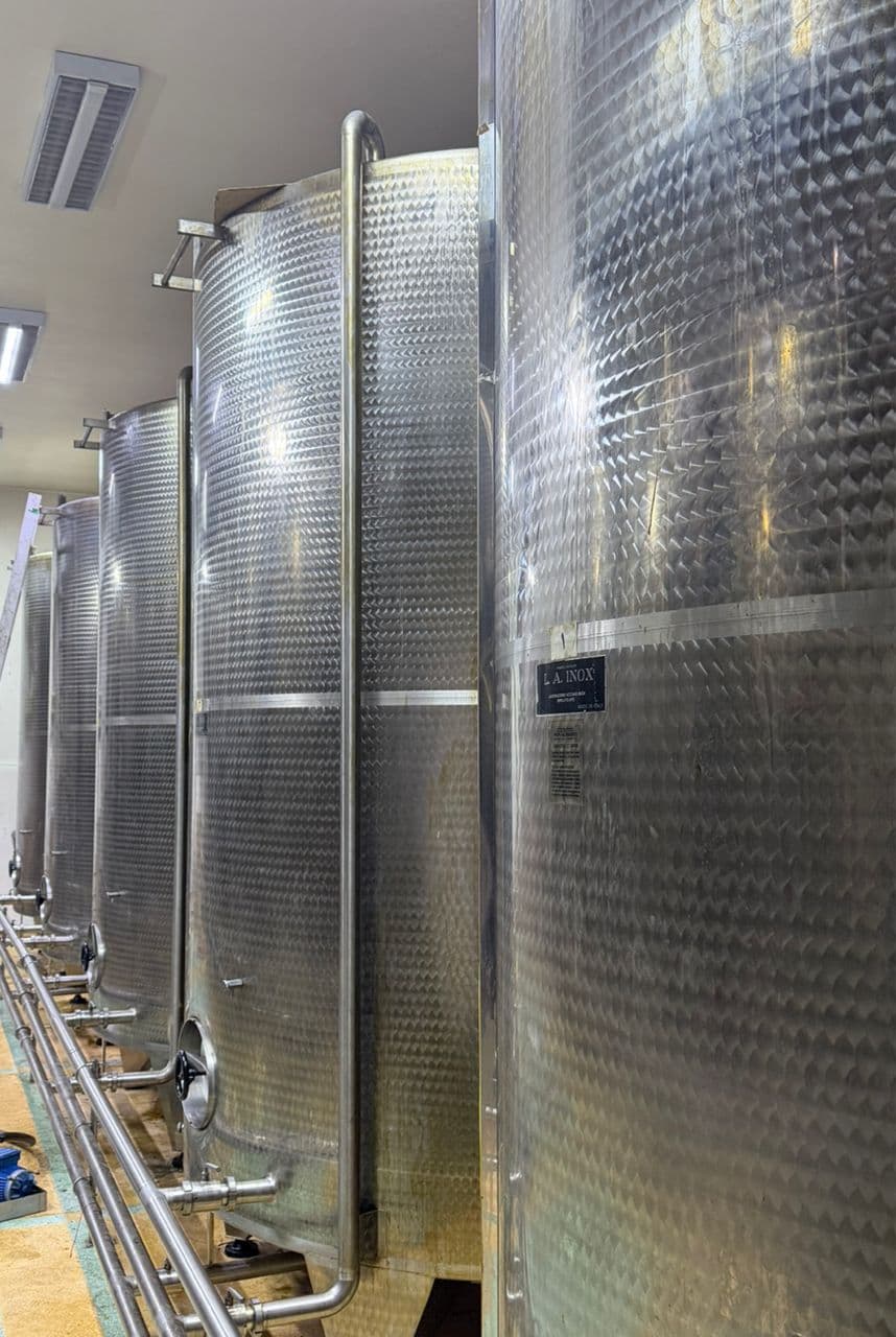 Surri olive oil storage tanks